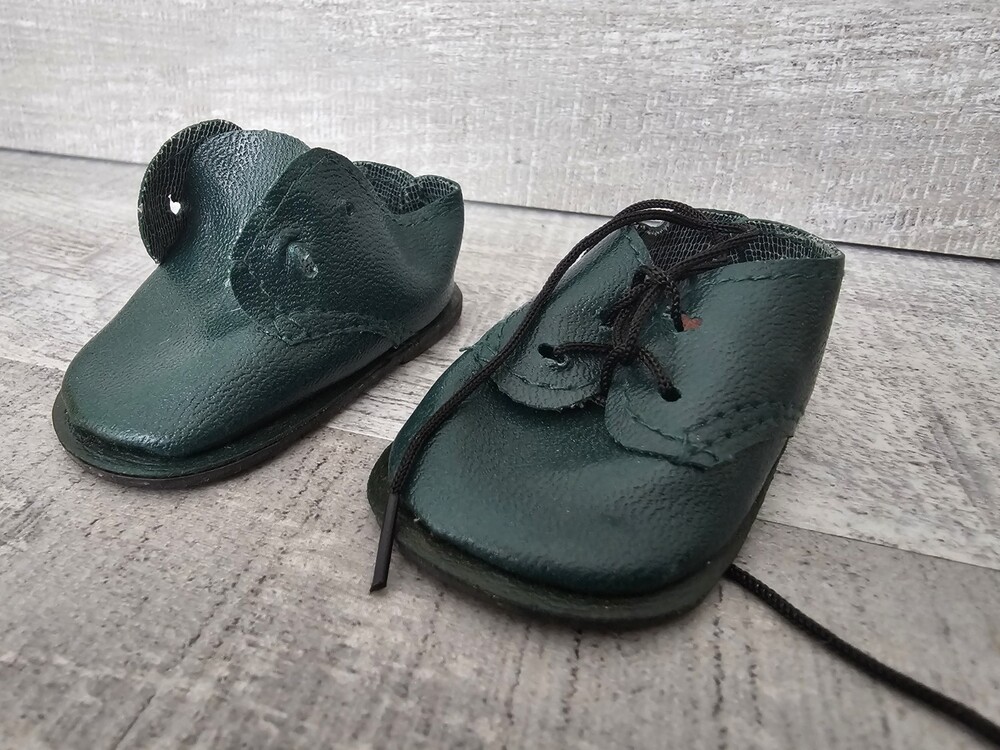 Hunter Green Dress Loafer Doll Shoes Footware 2.75" #39